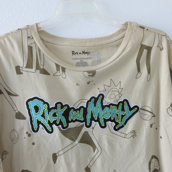 (#Z) Men's Rick and Morty tshirt Size 4XL - Picture 3 of 5